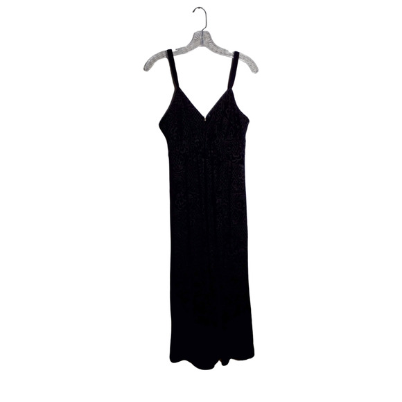 NWT Soma Black Velour Adjustable Strap Stretch Dress Women’s Medium - Picture 1 of 6